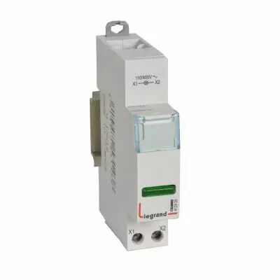 Voyant � LED CX� simple 110V~ � 400V~ - vert - 1 module (412926)