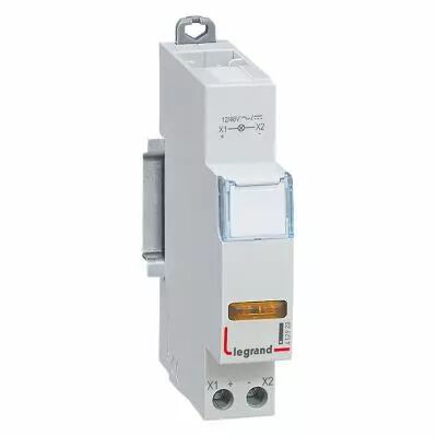 Voyant � LED CX� simple 12V~ � 48V~ ou 12V= � 48V= - jaune - 1 module (412923)