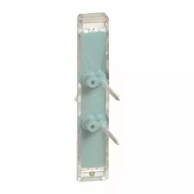 Voyant t�moin 12V , 24V ou 48V Easy-Led brochable � LEDs blanches pour m�canismes Mosaic - socle bleu (067689L)