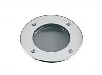 WALKER 2-Enc. Sol Ext. IP67 IK10, rond, inox, E27 R63 40W max, lpe non incl (1700)