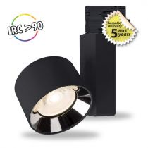 whao irc90 spot sur rail noir 20w 4000k 5ans (83543)