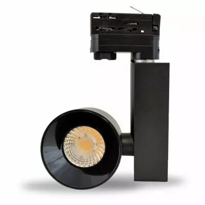 whao irc90 spot sur rail noir 30w 4000k 5ans (82953)