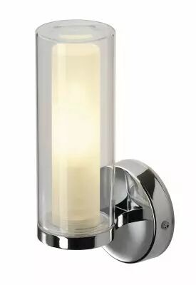 WL 106, applique int�rieure, simple, chrome, E14, 40W max, IP44 (1002228)