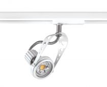 YEO 029 - Spot Rail 1 all. 029 GU10, blanc, a/lpe LED 6W 3000K 500lm incl (0268)