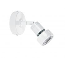 ZAO 01 - Spot sur patère GU10, blanc, a/lpe LED 6W 3000K 500lm incl (0221)